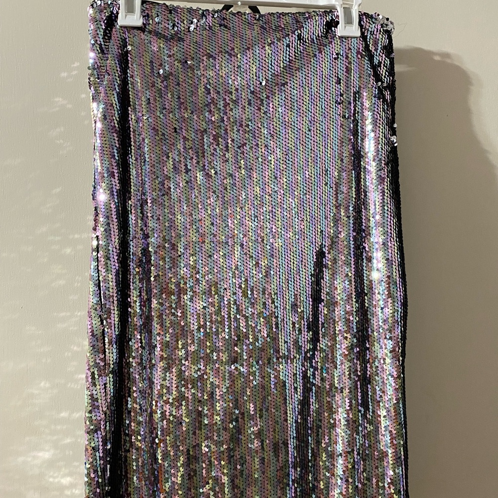 New York & Company Pastel Sequined Pencil Skirt